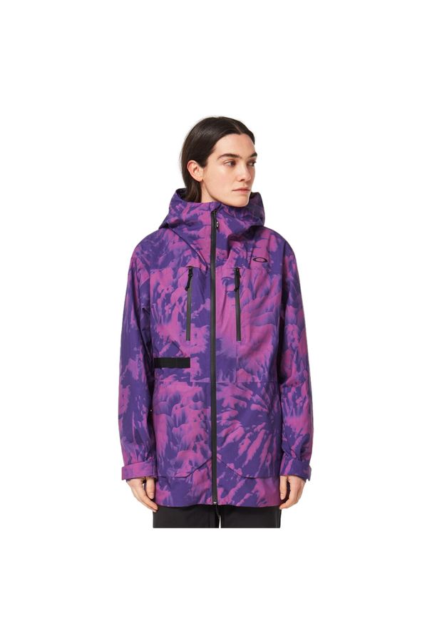 Kurtka Narciarska Wodoodporna damska Oakley Juno Shell Jacket. Kolor: fioletowy. Sport: narciarstwo