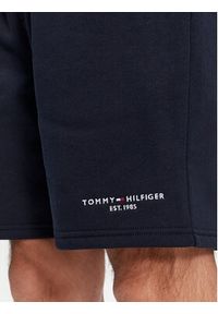 TOMMY HILFIGER - Tommy Hilfiger Szorty sportowe Logo MW0MW34201 Granatowy Regular Fit. Kolor: niebieski. Materiał: syntetyk. Styl: sportowy