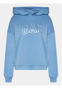 GAP - Gap Bluza 729733-00 Niebieski Regular Fit. Kolor: niebieski. Materiał: bawełna