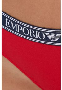 Emporio Armani Underwear brazyliany (2-pack) kolor czerwony. Kolor: czerwony. Materiał: materiał