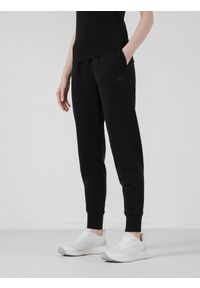 4f - 4F Spodnie dresowe joggery damskie S. Kolor: czarny. Materiał: dresówka. Sport: fitness, turystyka piesza #2