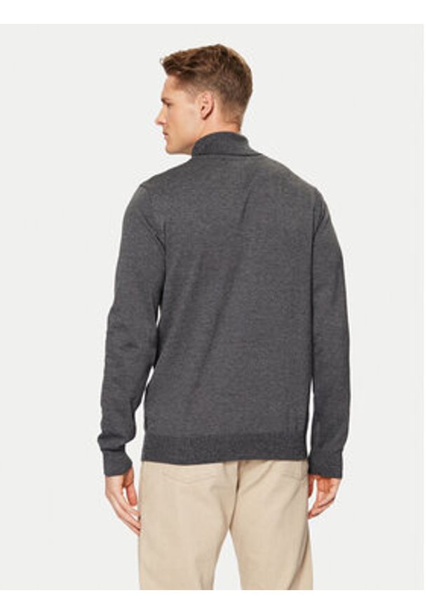 Blend Golf 20717261 Czarny Regular Fit. Typ kołnierza: golf. Kolor: czarny. Materiał: syntetyk