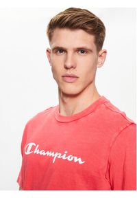 Champion T-Shirt 218604 Różowy Regular Fit. Kolor: różowy. Materiał: bawełna #2