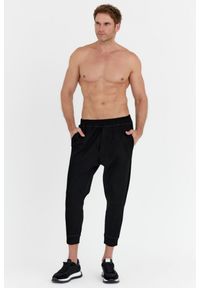 DSQUARED2 Czarne męskie spodnie ibra black on black, Rozmiar S. Kolor: czarny. Materiał: wiskoza #4