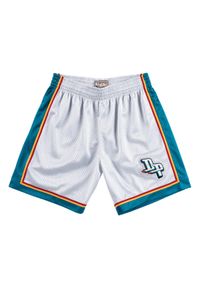 Mitchell & Ness - Krótki Detroit Pistons platinum. Kolor: szary. Długość: krótkie. Sport: koszykówka #1
