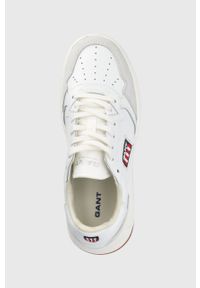 GANT - Gant sneakersy Yinsy 24531731.G29 kolor biały. Nosek buta: okrągły. Zapięcie: sznurówki. Kolor: biały. Materiał: materiał, guma, włókno. Obcas: na platformie #4