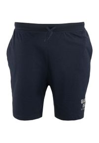 ZFOAM - Glemo Męskie Szorty Bawełniane ATHL DPT - Navy. Kolor: niebieski, wielokolorowy, biały. Materiał: bawełna. Długość: krótkie. Sezon: lato. Sport: fitness #1