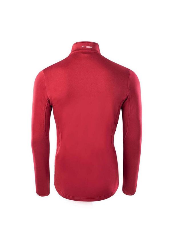 Elbrus - Męska Bluza Polarowa Emino Polartech Fleece Jacket. Kolor: czerwony. Materiał: polar. Sezon: zima. Sport: turystyka piesza