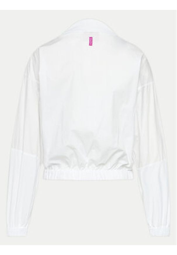Deha Bluza D02740 Biały Regular Fit. Kolor: biały. Materiał: bawełna
