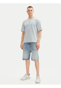 Hugo - HUGO T-Shirt Docku 50531739 Niebieski jasny Relaxed Fit. Kolor: niebieski. Materiał: bawełna #4