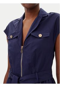 Gaudi Sukienka koszulowa 511FD15014 Niebieski Regular Fit. Kolor: niebieski. Materiał: bawełna. Typ sukienki: koszulowe #5