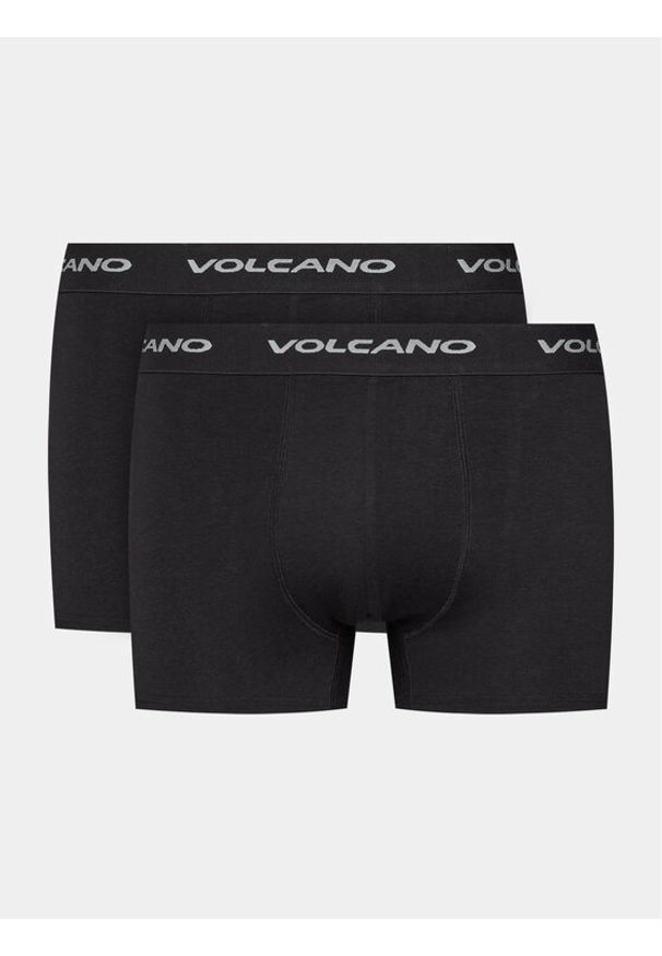 Volcano Komplet 2 par bokserek U-Boxer M29278-W24 Czarny. Kolor: czarny. Materiał: bawełna