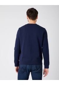 Wrangler - WRANGLER CREW SWEAT MĘSKA BLUZA KLASYCZNA NAVY W6M8HY114. Styl: klasyczny #3