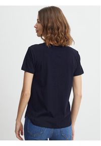 Fransa T-Shirt 20611761 Granatowy Regular Fit. Kolor: niebieski. Materiał: bawełna #4
