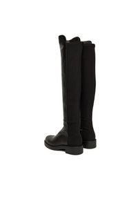 Stuart Weitzman Muszkieterki Celia SM396 Czarny. Kolor: czarny. Materiał: skóra