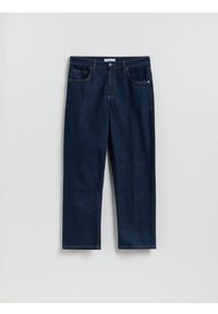 Reserved - Jeansy loose fit - granatowy. Kolor: niebieski #1