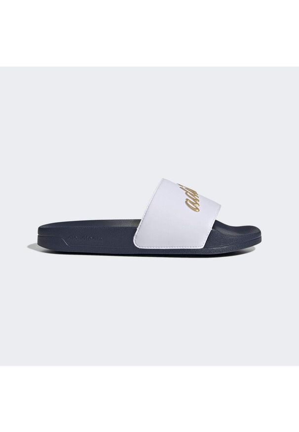 Adidas - adilette Shower Slides. Kolor: biały, żółty, niebieski, wielokolorowy