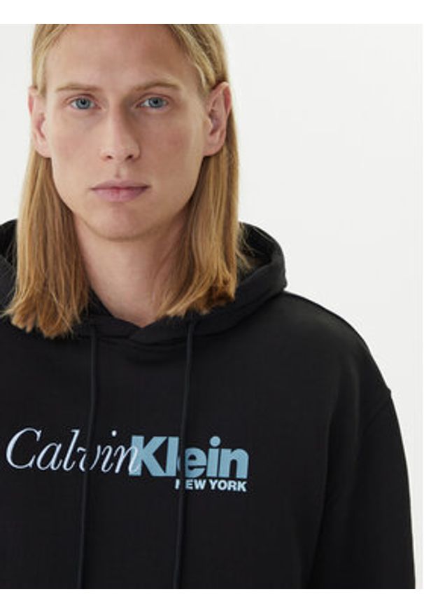 Calvin Klein Bluza LV04LD241G Czarny Regular Fit. Kolor: czarny. Materiał: bawełna