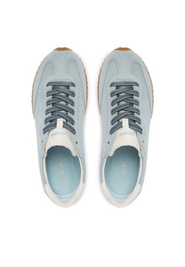 HOFF Sneakersy Bridge 22561019 Błękitny. Kolor: niebieski. Materiał: skóra, zamsz