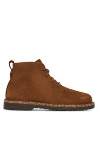 Birkenstock Trapery Uppsala Mid 1030221 Brązowy. Kolor: brązowy. Materiał: skóra, zamsz