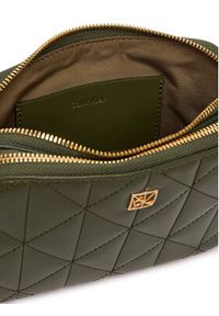 Calvin Klein Torebka Quilted Double Zip Camera Bag LV04F3328G Beżowy. Kolor: beżowy. Materiał: skórzane #5