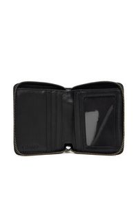 Calvin Klein Mały Portfel Męski Ck Zip Billfold LV04D1077G Czarny. Kolor: czarny. Materiał: skóra