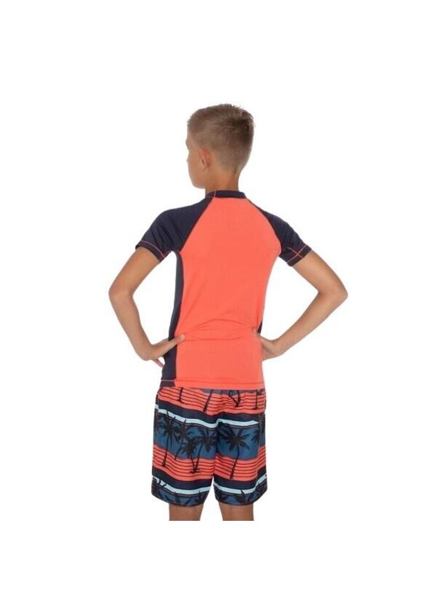Koszulka dla dzieci Protest Prtfrezz Rashguard. Kolor: różowy, pomarańczowy, wielokolorowy. Materiał: lycra. Sport: turystyka piesza