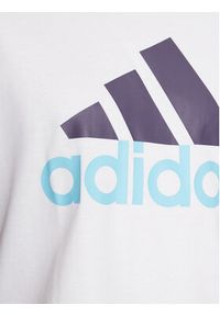 Adidas - adidas T-Shirt Essentials Single Jersey Big Logo T-Shirt IJ8579 Biały Regular Fit. Kolor: biały. Materiał: bawełna, jersey #4