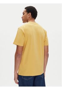 DC Shoes T-Shirt ADYZT05377 Żółty Heritage Fit. Kolor: żółty. Materiał: bawełna #4
