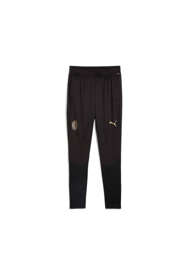 Puma - Spodnie treningowe Milan AC 2024/25. Kolor: czarny. Sport: piłka nożna
