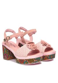 Laura Vita Sandały Noao 01 Różowy. Kolor: różowy. Materiał: skóra, zamsz #3