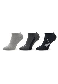 Zestaw 3 par niskich skarpet unisex Puma. Wzór: kolorowy