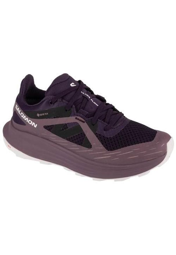 salomon - Buty do biegania damskie Salomon Ultra Flow Gtx W. Zapięcie: sznurówki. Kolor: wielokolorowy. Materiał: tkanina, materiał, syntetyk. Szerokość cholewki: normalna