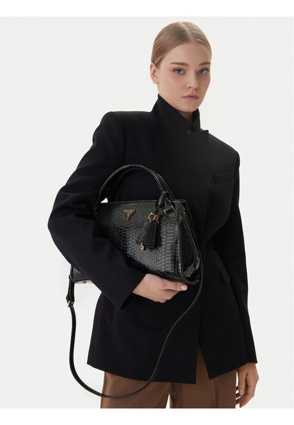 Guess Torebka HWKB94 99060 Czarny. Kolor: czarny. Materiał: skórzane