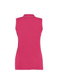 GAMEGEAR - Koszulka Polo Bez Rękawów Kustom Kit ® Ladies Proactive. Typ kołnierza: polo. Kolor: biały, wielokolorowy, różowy. Długość rękawa: bez rękawów