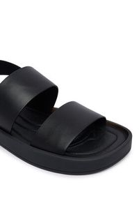 Calvin Klein Sandały Webbing Back Strap HM0HM02095 Czarny. Kolor: czarny. Materiał: skóra #2