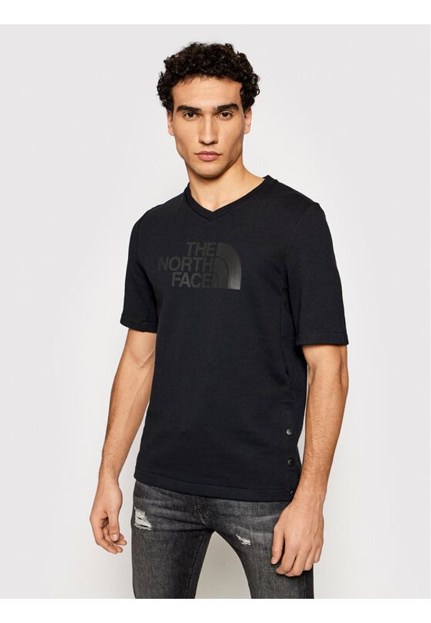 The North Face T-Shirt M Ss Big Logo NF0A3LDS Czarny Regular Fit. Kolor: czarny. Materiał: bawełna