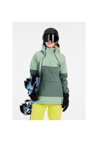 Protest - Kurtka narciarska/snowboardowa z kapturem damska PROTEST Prtditsy. Typ kołnierza: kaptur. Kolor: zielony. Materiał: puch. Sport: narciarstwo, snowboard
