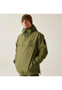 DARE 2B - Kurtka narciarska męska z membraną Freeride Overhead II Dare 2b. Kolor: zielony, brązowy, wielokolorowy. Materiał: tkanina. Długość: długie. Sezon: zima. Sport: narciarstwo #1