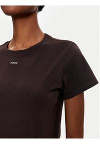 Pinko T-Shirt Moro 100373 A228 Brązowy Regular Fit. Kolor: brązowy. Materiał: bawełna. Wzór: moro #2