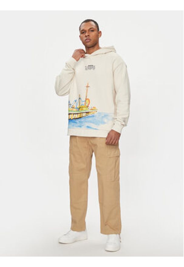 Puma Bluza Showtime 624735 Écru Relaxed Fit. Materiał: bawełna
