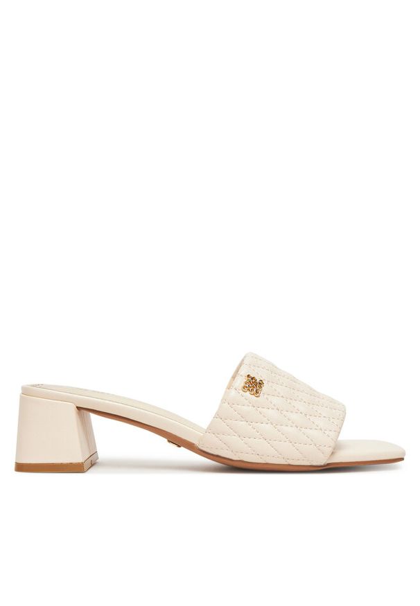 Klapki Nine West. Kolor: beżowy