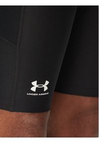 Under Armour Szorty sportowe HG Armour Lng 1361602 Czarny Slim Fit. Kolor: czarny. Materiał: syntetyk