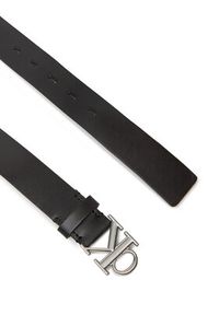 Calvin Klein Pasek Damski Monogram Plaque Buckle 30Mm LV04K7018G Czarny. Kolor: czarny. Materiał: skóra #3