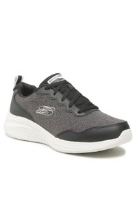 skechers - Buty Skechers Doclan 232581/BKW Black/White. Kolor: czarny. Materiał: materiał #1