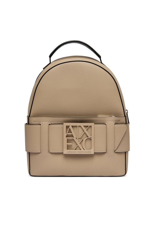Plecak Armani Exchange. Kolor: beżowy