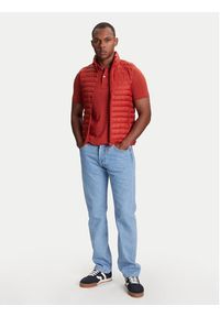 United Colors of Benetton - United Colors Of Benetton Kamizelka 2TWDUJ00P Czerwony Regular Fit. Kolor: czerwony. Materiał: syntetyk #2