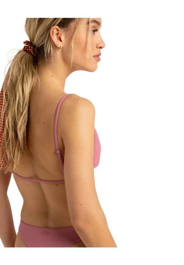 Roxy - Stanik bikini typu bralette dla Kobiety BEACH CLASSICS Różowy. Kolor: różowy. Materiał: elastan, poliester, materiał