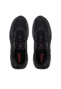 Hugo - HUGO Sneakersy Leon 50536960 Czarny. Kolor: czarny. Materiał: materiał #2