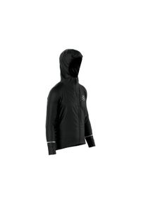 Kurtka do biegania męska Compressport Thunderstorm Waterproof 25/75 Jacket. Kolor: czarny